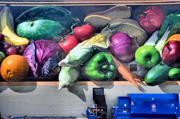 Fresh Harvest Mural by Jonathan Queen from ArtWorks in Cincinnati, Ohio - Encircle Photos