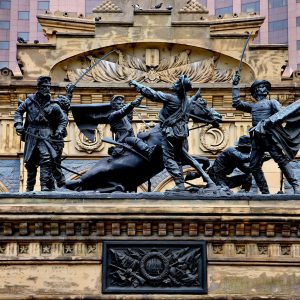 The Advance Guard at Soldiers’ and Sailors’ Monument in Cleveland, Ohio - Encircle Photos
