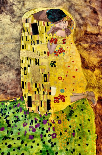 The Kiss Mural by Gustav Klimt in Dayton, Ohio - Encircle Photos