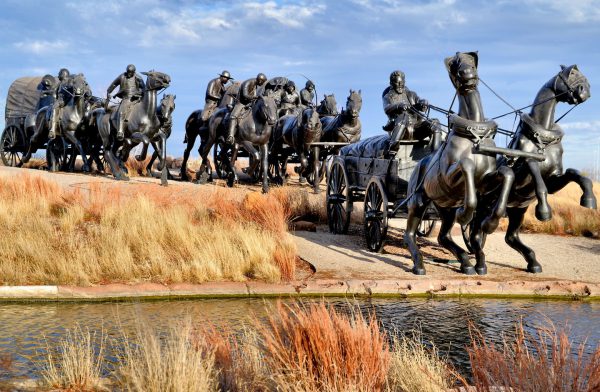 Oklahoma Centennial Land Run Monument in Oklahoma City, Oklahoma - Encircle Photos