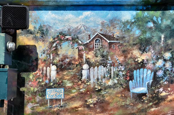 Cottage For Sale Mural in Grants Pass, Oregon - Encircle Photos