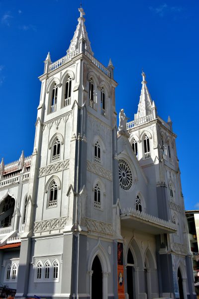 Immaculate Conception Cathedral Front View in Colón, Panama - Encircle Photos