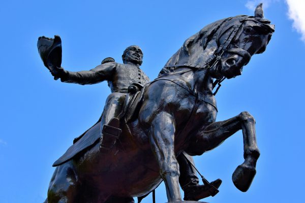 Tomás de Herrera Equestrian Statue in Casco Viejo, Panama City, Panama - Encircle Photos