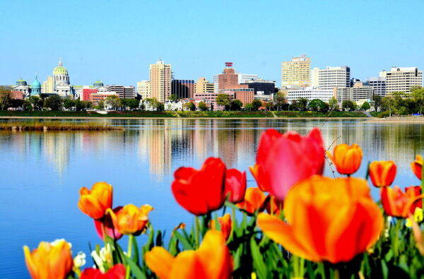 Chapter 2: Downtown Skyline across Susquehanna River in Harrisburg, Pennsylvania - Encircle Photos