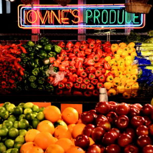 Produce Stand at Reading Terminal Market in Philadelphia, Pennsylvania - Encircle Photos