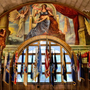 Justice Mural in Allegheny County Courthouse by Vincent Nesbert in Pittsburgh, Pennsylvania - Encircle Photos