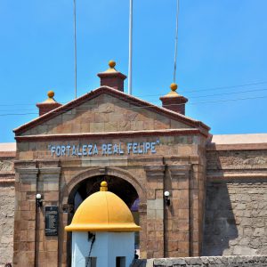Front Gate of Real Felipe Fortress in Callao, Peru - Encircle Photos