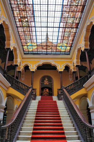 Staircase Inside of the Archbishop’s Palace in Lima, Peru - Encircle Photos