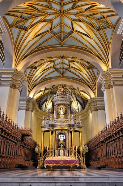Main Altar of Lima Cathedral in Lima, Peru - Encircle Photos