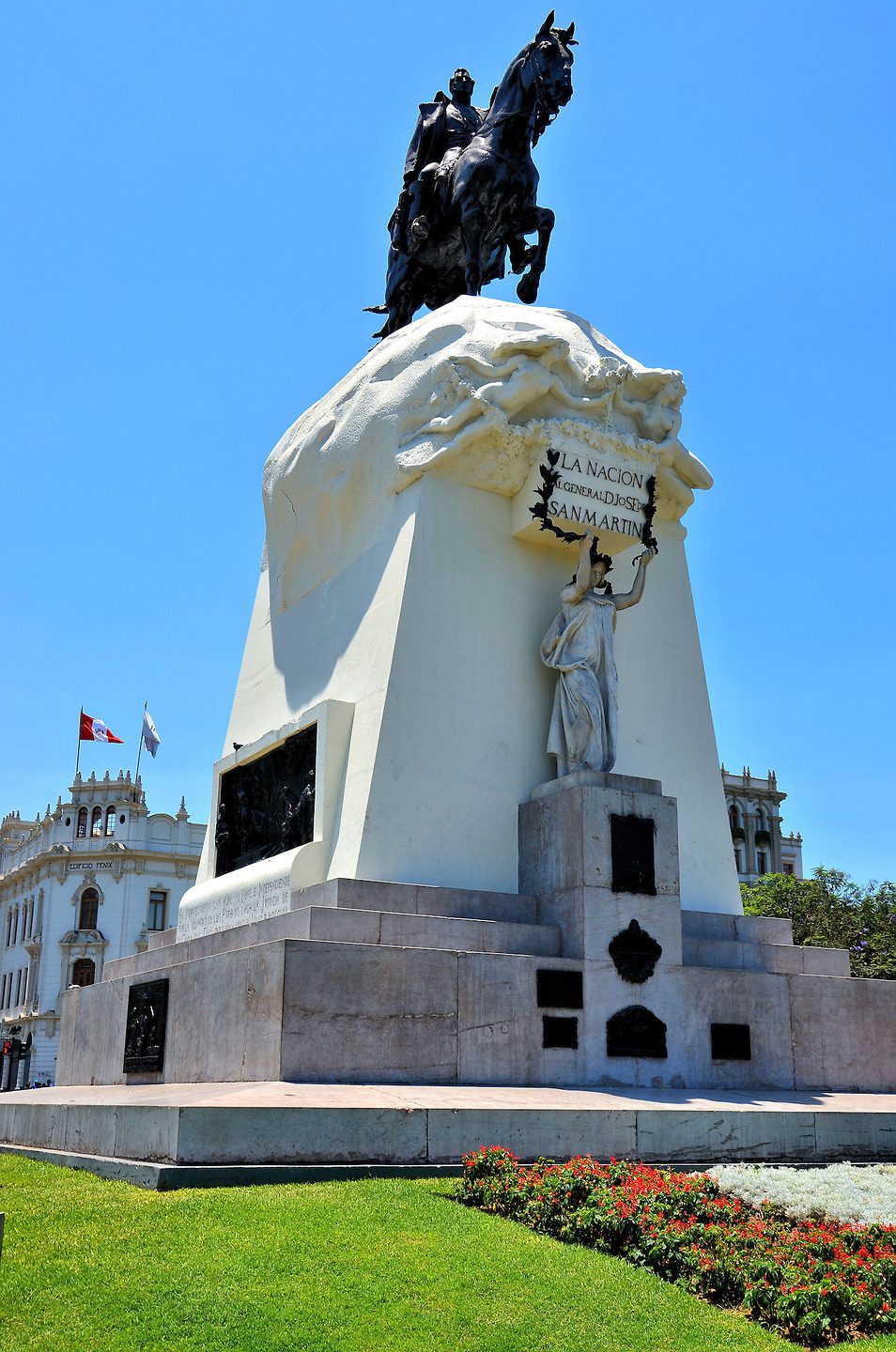General José de San Martin Equestrian Statue in Lima, Peru - Encircle Photos