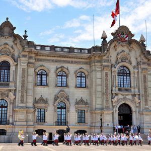 Changing of the Guard at Government Palace in Lima, Peru - Encircle Photos