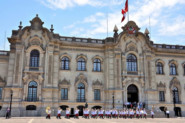 Changing of the Guard at Government Palace in Lima, Peru - Encircle Photos
