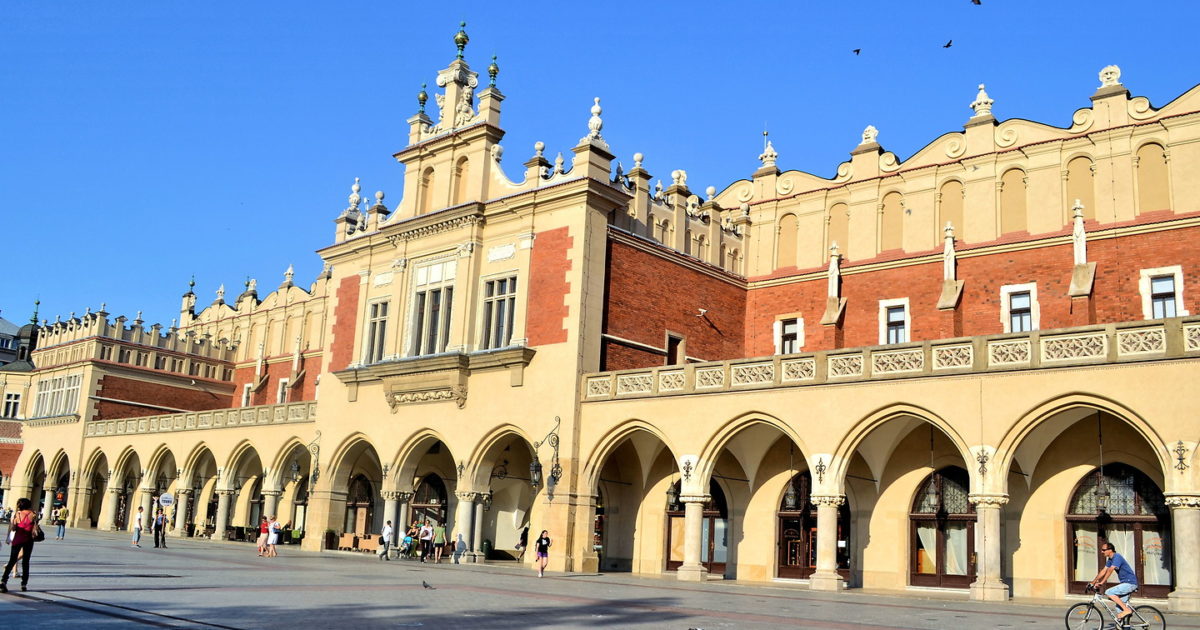 Cloth Hall at Main Market Square in Kraków, Poland Encircle Photos