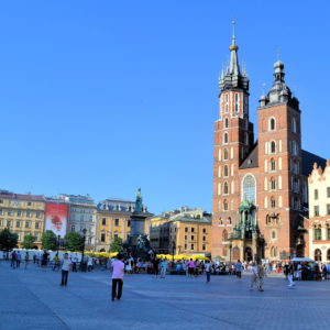 Main Market Square of Old Town in Kraków, Poland - Encircle Photos