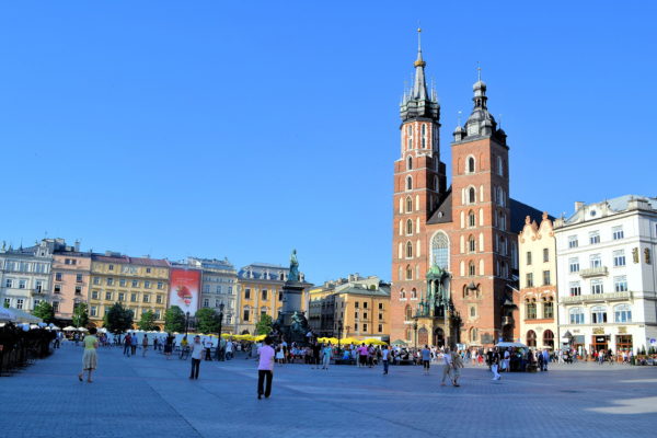 Main Market Square of Old Town in Kraków, Poland - Encircle Photos