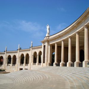 Colonnade at the Sanctuary of Our Lady of Fátima in Portugal - Encircle Photos
