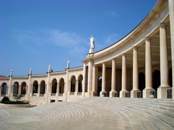 Colonnade at the Sanctuary of Our Lady of Fátima in Portugal - Encircle Photos