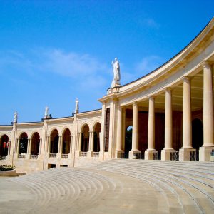 Courtyard of the Sanctuary of Our Lady of Fátima in Fátima, Portugal - Encircle Photos