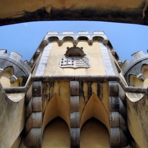 Portuguese Coat of Arms at Pena Palace in Sintra, Portugal - Encircle Photos