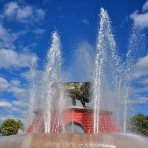 Lion Fountain at La Guancha in Ponce, Puerto Rico - Encircle Photos
