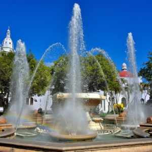 Lions Fountain at Plaza Federico Degetau, in Ponce, Puerto Rico - Encircle Photos