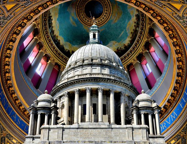 Rhode Island State House and Rotunda Dome Composite in Providence, Rhode Island - Encircle Photos