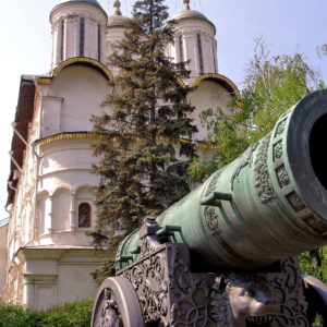 Tsar Cannon and Twelve Apostles Church within Kremlin in Moscow, Russia - Encircle Photos