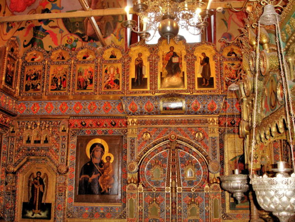 Iconostasis inside St. Basil’s Cathedral at Red Square in Moscow, Russia - Encircle Photos