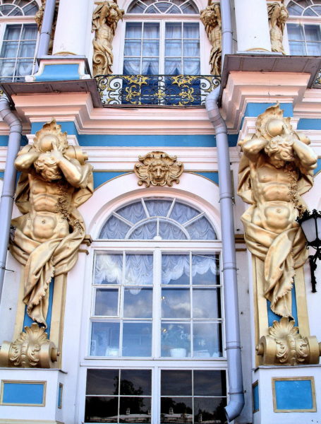 Atlantes Sculptures on Catherine Palace near Saint Petersburg, Russia - Encircle Photos