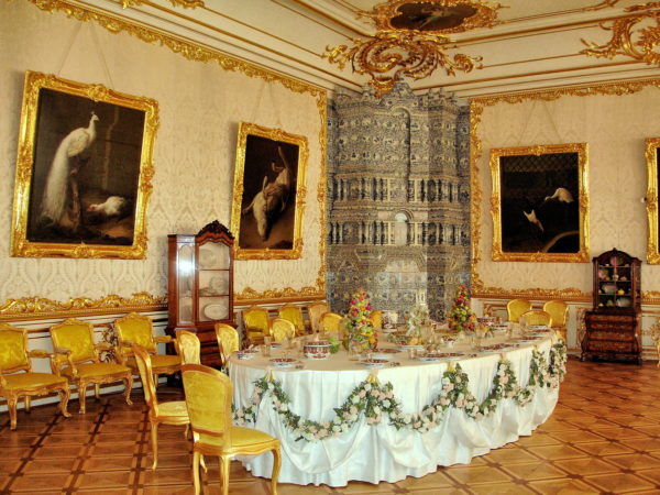 White State Dining Room in Catherine Palace near Saint Petersburg, Russia - Encircle Photos
