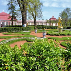 Monplaisir Palace and Gardens at Peterhof Palace near Saint Petersburg, Russia - Encircle Photos