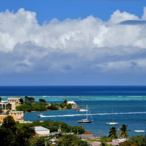 Elevated View of Historic Christiansted, Saint Croix - Encircle Photos