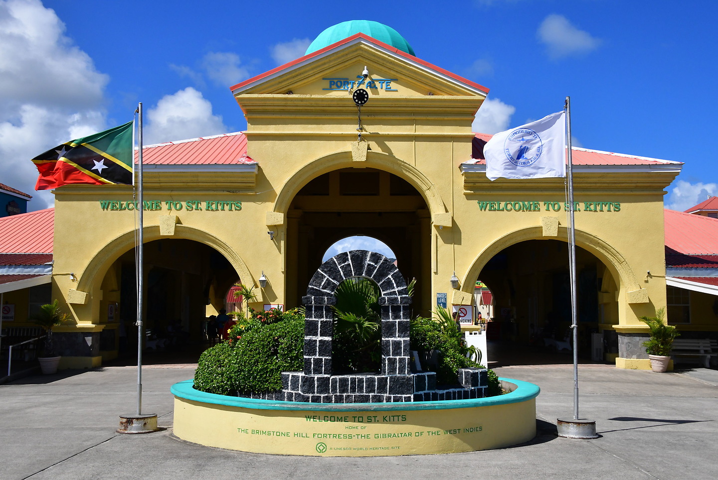 Cruise Terminal Gate in Basseterre, Saint Kitts Encircle Photos