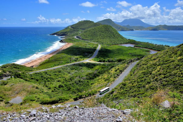 Elevated View of Southeast Peninsula, Saint Kitts - Encircle Photos