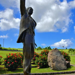 Robert Bradshaw Statue in St. Paul’s, Saint Kitts - Encircle Photos