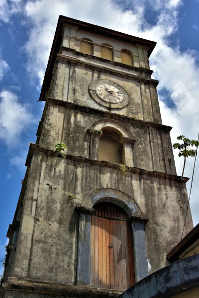 Clock Tower of Cathedral Immaculate Conception in Castries, Saint Lucia - Encircle Photos