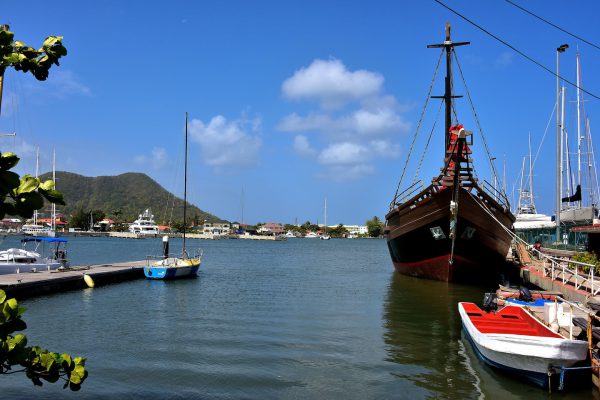 Pirate Ship in Rodney Bay Marina at Rodney Bay Village, Saint Lucia - Encircle Photos