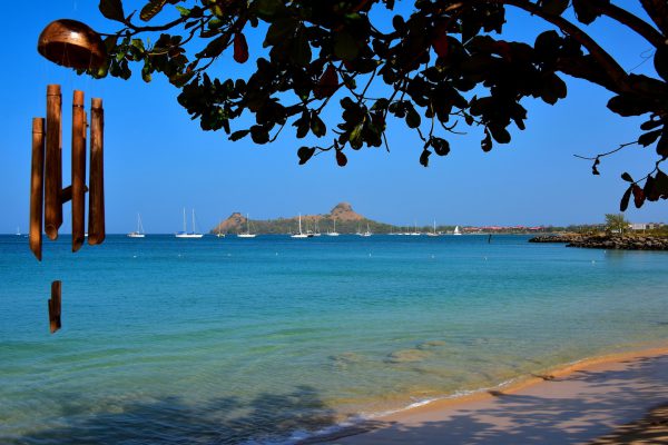 Rodney Bay Shaped by Pigeon Island at Rodney Bay Village, Saint Lucia - Encircle Photos