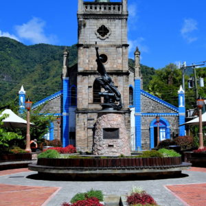Soufrière Town Square in Soufrière, Saint Lucia - Encircle Photos