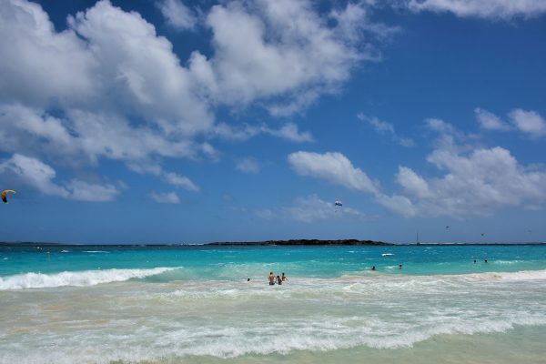 Swimming in Orient Bay, Saint-Martin - Encircle Photos