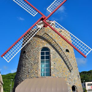 Windmill at Crown Bay Port in Charlotte Amalie, Saint Thomas - Encircle Photos