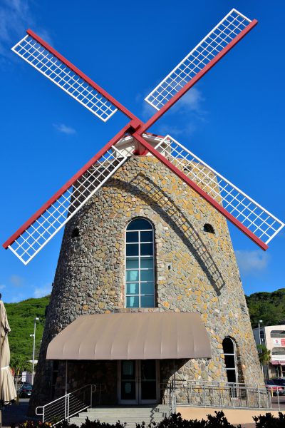 Windmill at Crown Bay Port in Charlotte Amalie, Saint Thomas - Encircle Photos