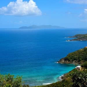 View of Thatch Cay from Tutu Bay on the Northside, Saint Thomas - Encircle Photos