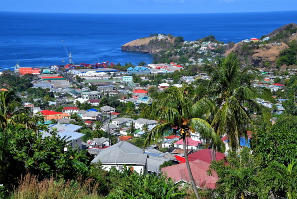 Container Port in Campden Park, Saint Vincent - Encircle Photos