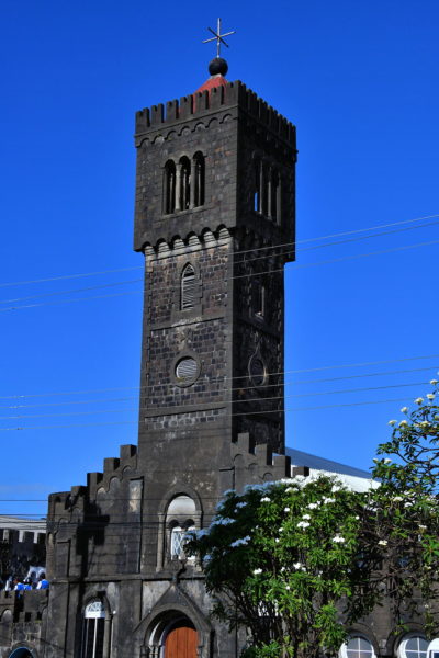 Madonna Tower of Assumption Cathedral in Kingstown, Saint Vincent - Encircle Photos