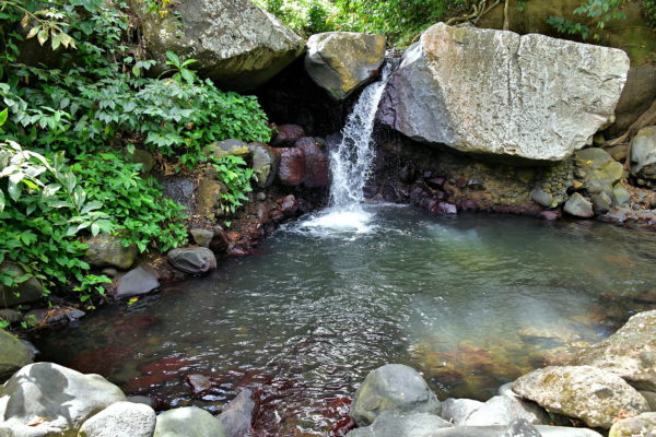 Waterfall at Wallilabou Heritage Park in Wallilabou, Saint Vincent - Encircle Photos