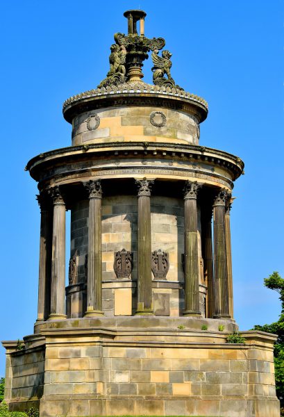 Burns Monument in Edinburgh, Scotland - Encircle Photos