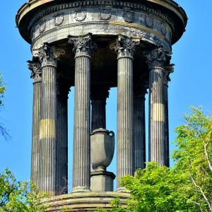 Dugald Stewart Monument in Edinburgh, Scotland - Encircle Photos