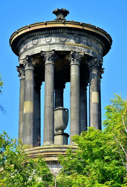 Dugald Stewart Monument in Edinburgh, Scotland - Encircle Photos