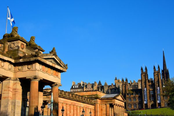 Landmarks on The Mound in Edinburgh, Scotland - Encircle Photos